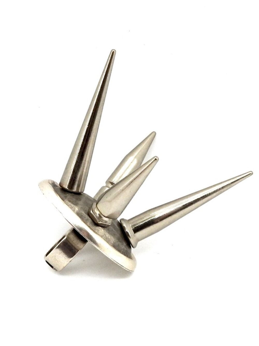GASOLINE GLAMOUR DISCO SPIKE RING SILVER 🪩🪩🪩 - Picture 4 of 7